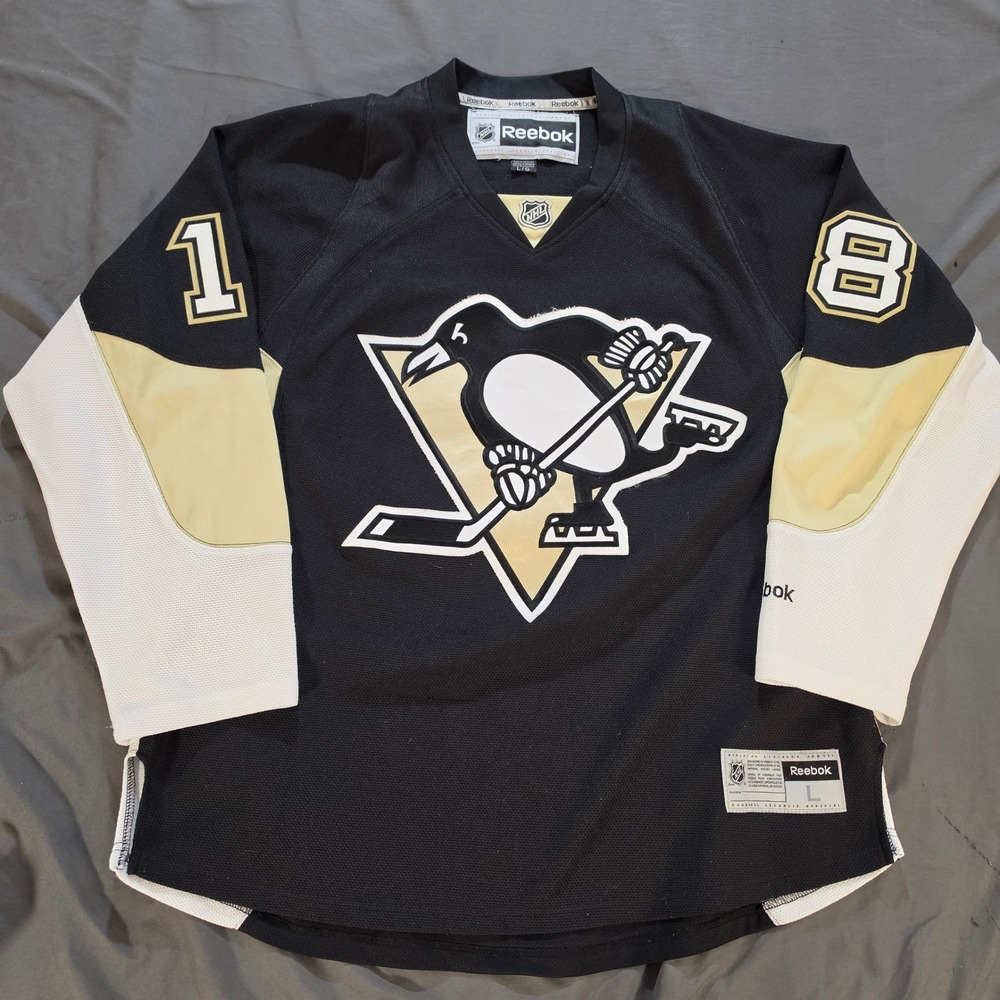 Reebok NHL Pittsburgh Penguins James Neal 18 Jersey Black Mens Large